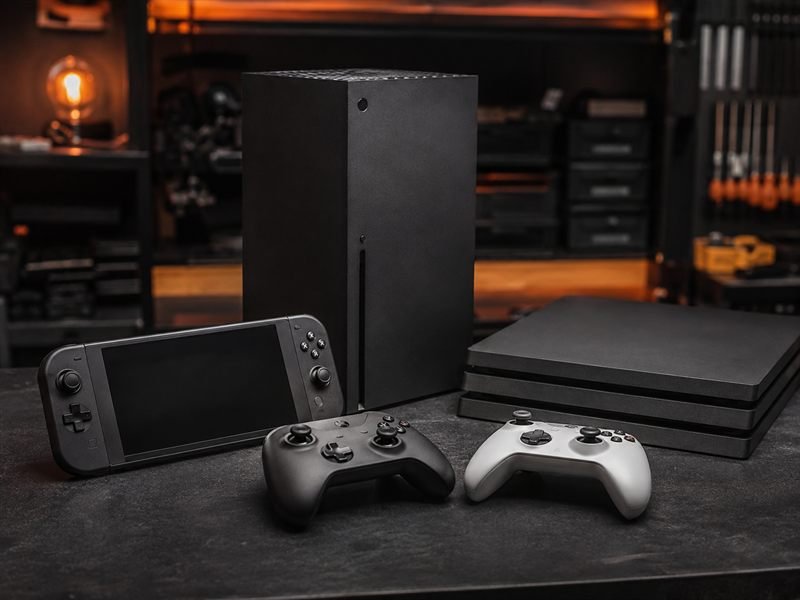 Consoles e controles de video game